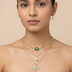 Boho Luxe Evil Eye Stacked Set with Earrings